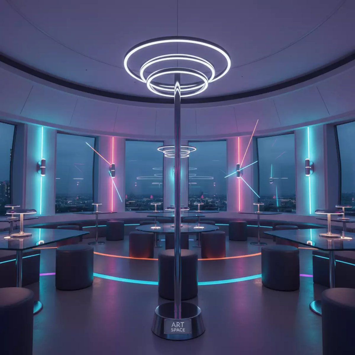 Аренда Бра торшеры настольные лампы в ресторане «Магеллан» — ART SPACE