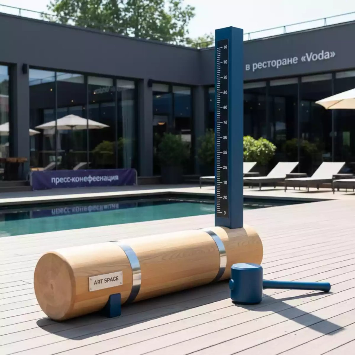 Аренда Бревно призовое силы в ресторане «Voda» — ART SPACE