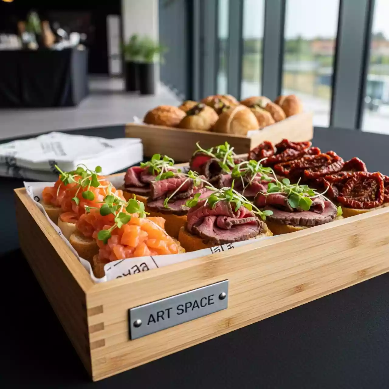 Аренда Брускетта бокс комплект № 3 в ледовой арене «Шайба» — ART SPACE