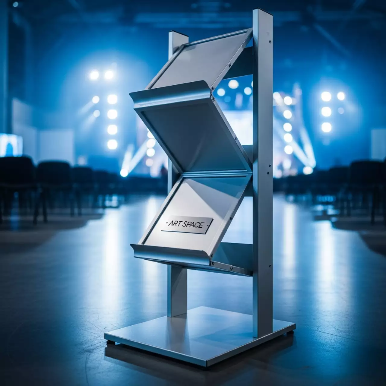 Аренда Буклетница напольная металлическая в VK Stadium Sirius — ART SPACE