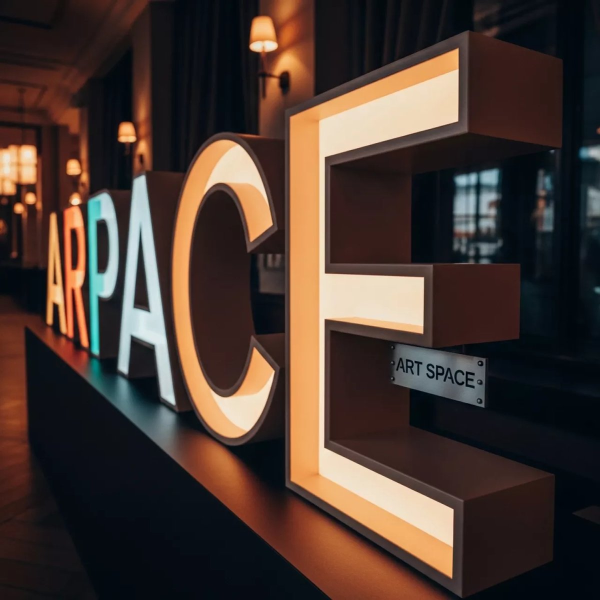 Аренда Буквы объемные с подсветкой в ресторане «Brunello» — ART SPACE