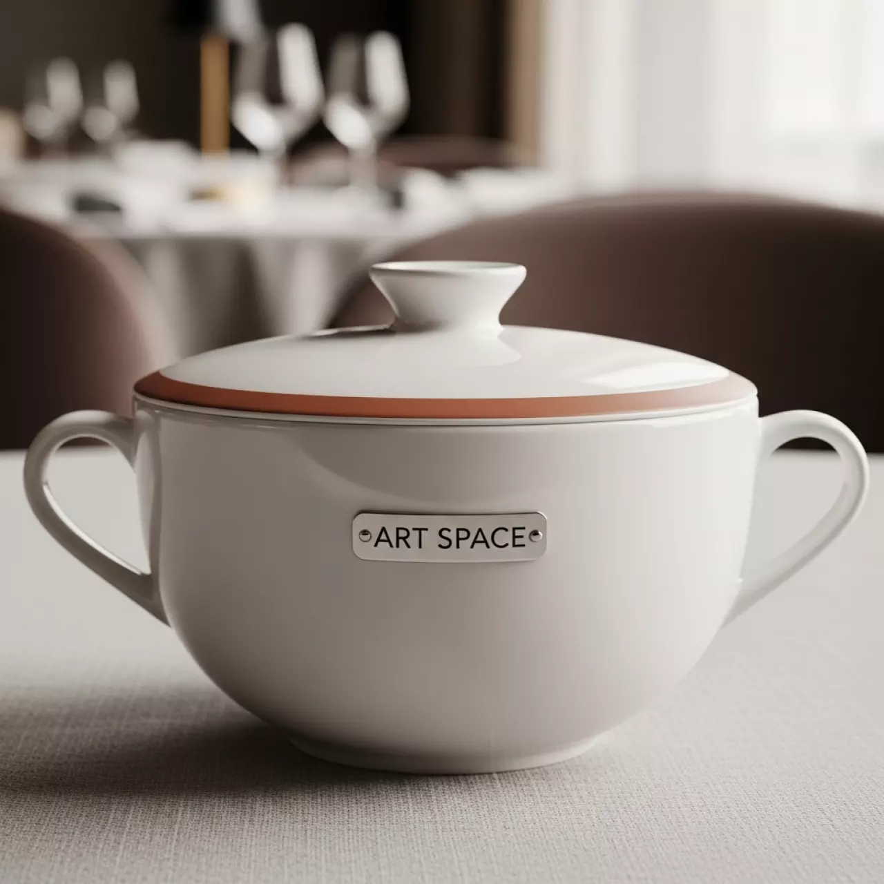 Аренда Бульонная чашка с крышкой Кунстверк в ресторане «Плакучая Ива» — ART SPACE