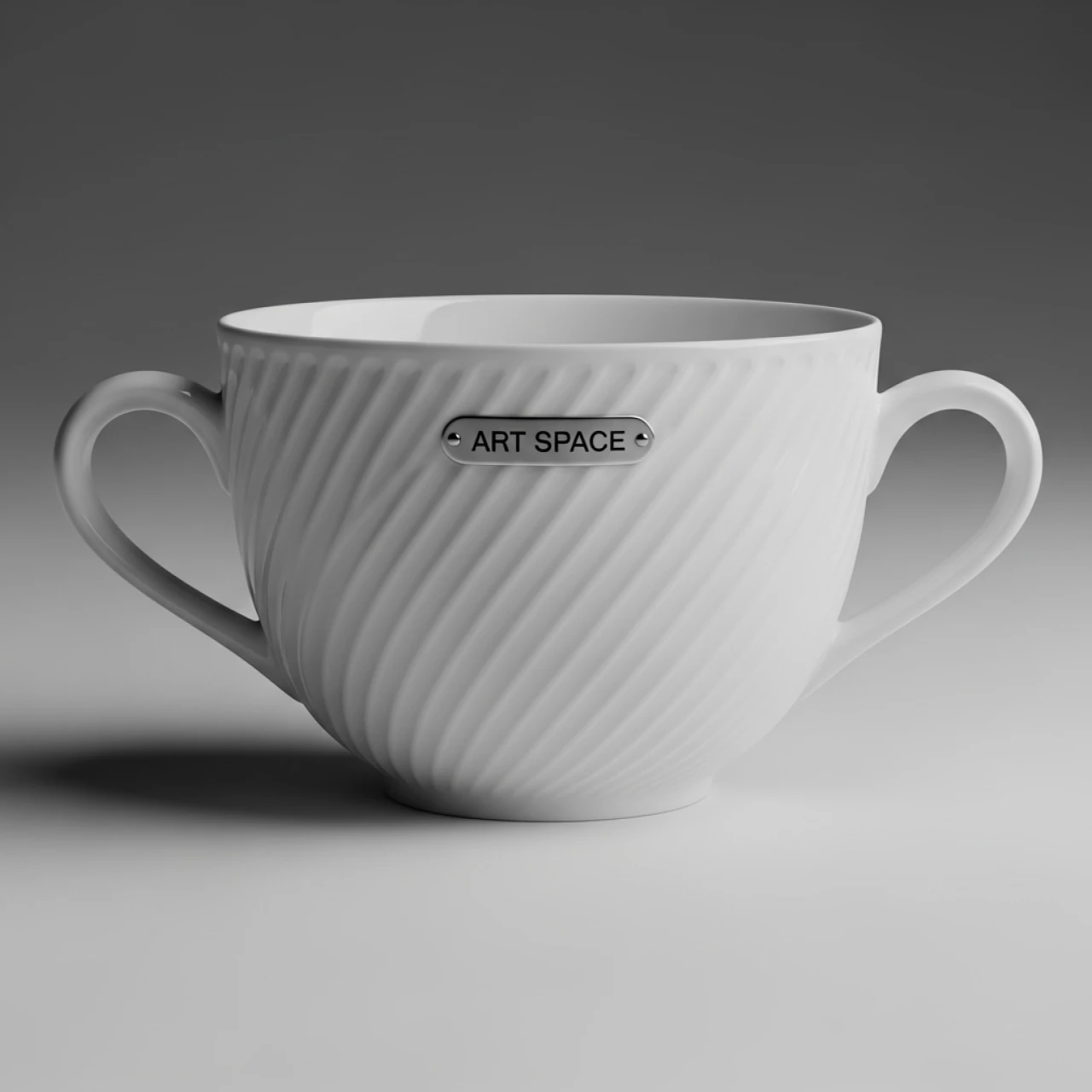 Аренда Бульонная чашка Steelite Spyro с двумя ручками 285 мл в Зимнем театре — ART SPACE