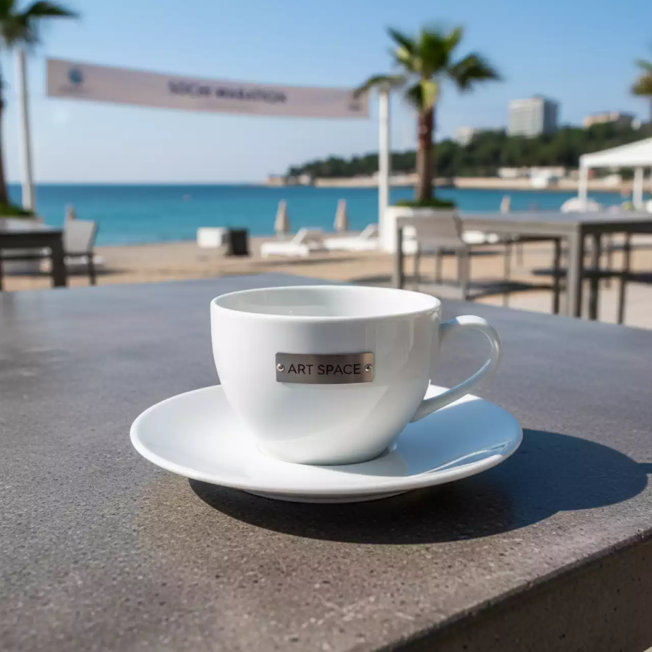 Аренда Бульонная пара фарфор Aristocrat Noble 350 мл в пляжном клубе Del Mar — ART SPACE