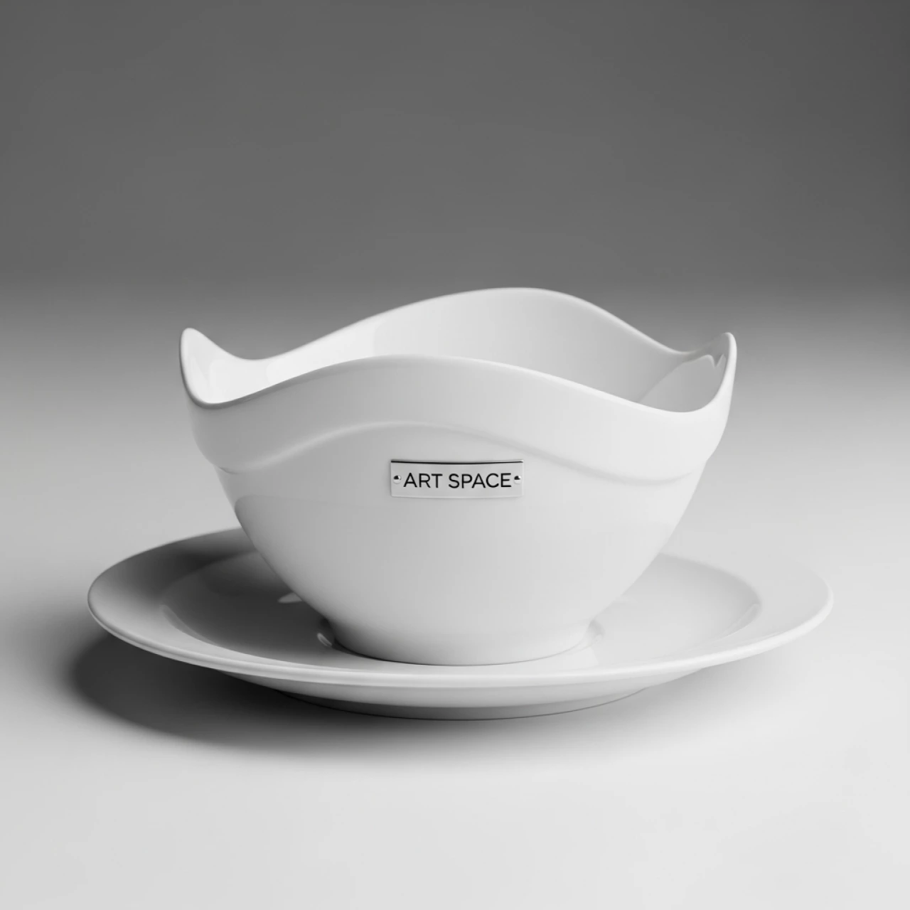 Аренда Бульонница с блюдцем Chan Wave 300 мл в ОКЦ «Галактика» — ART SPACE