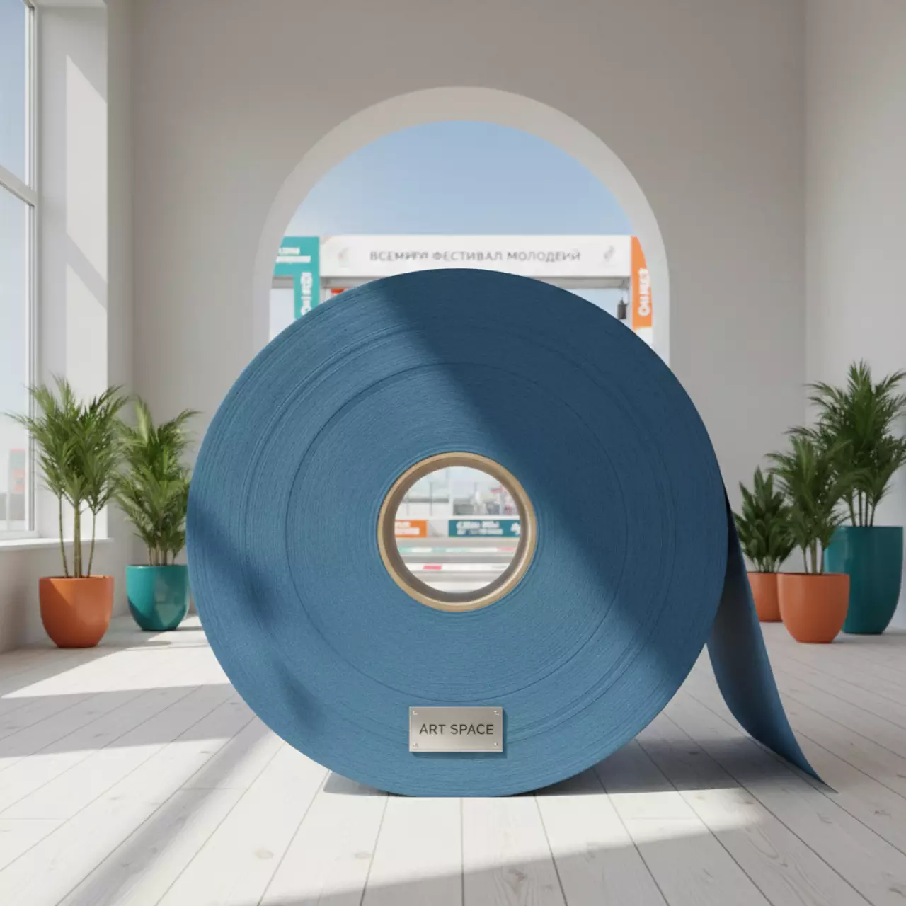 Аренда Бумага Blue Back 1300 1,58x100 м на Сочи Автодроме — ART SPACE