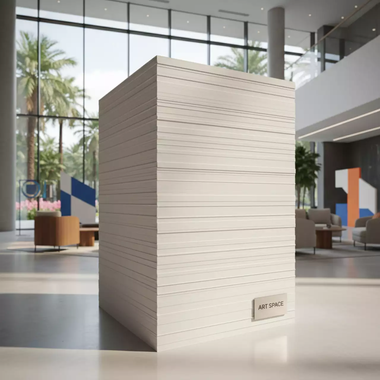 Аренда Бумага дизайнерская матовая белая Color Touch 300 г м² в Cosmos Sochi Hotel — ART SPACE