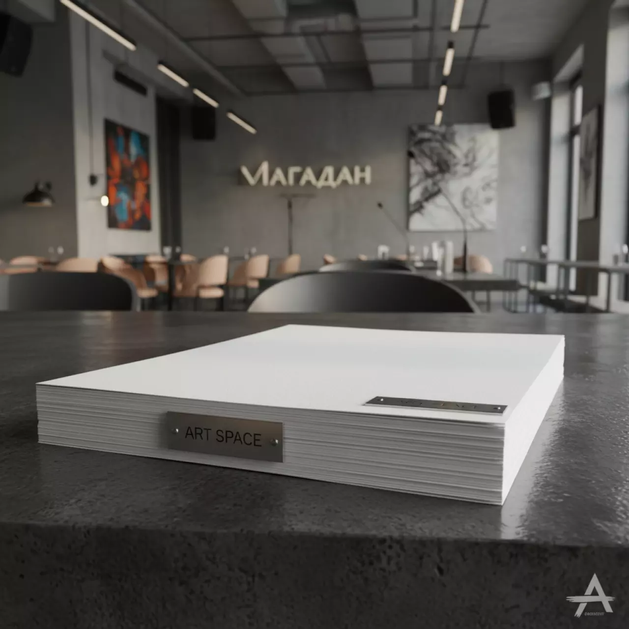 Аренда Бумага дизайнерская натуральный белый TOUCH PAPER YD 300 г м² 100 листов в ресторане «Магадан» — ART SPACE