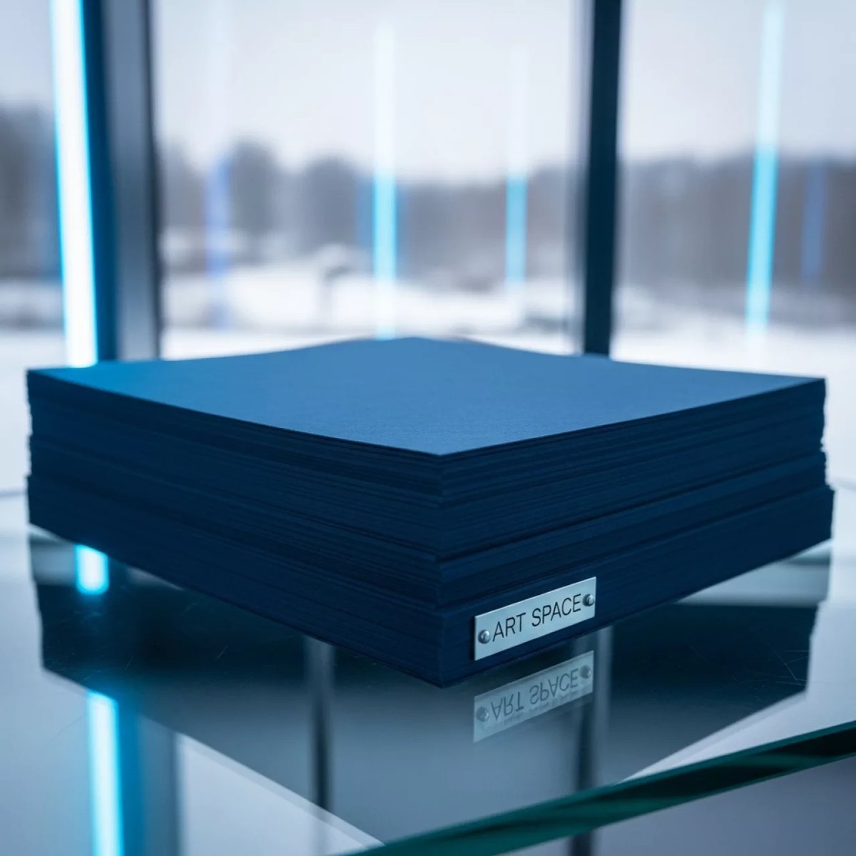 Аренда Бумага дизайнерская TOUCH PAPER YD 300 м2 темно синий матовый 787x1092x0,330 мм 100 л в Sport Inn Hotel & Wellness — ART SPACE