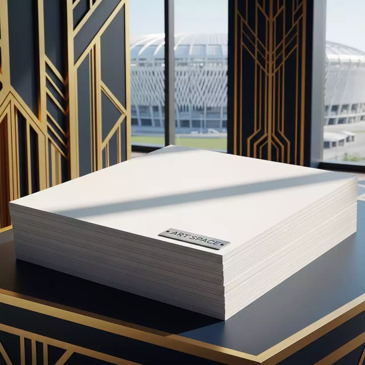 Аренда Бумага Nevia матовая 300 г м² 320x450 мм 125 листов в VK Stadium Sirius — ART SPACE