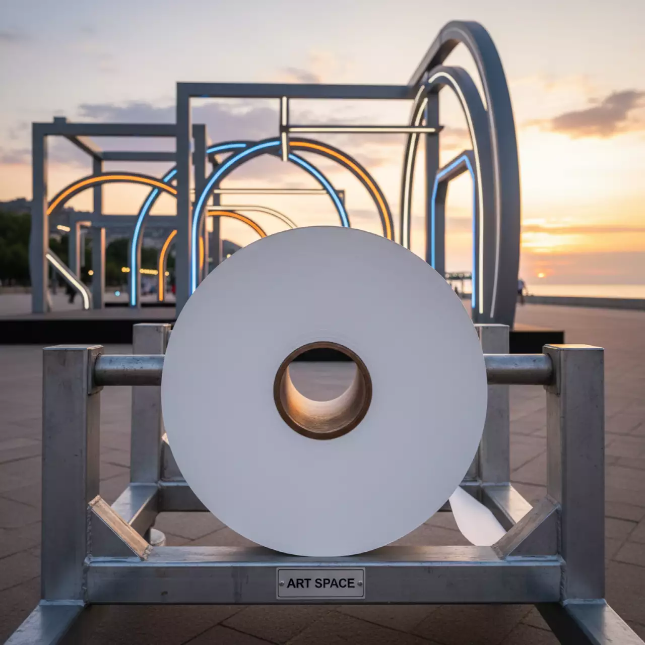 Аренда Бумага рулонная инженерная Oce Top Label Paper LFM116 75 г м² 914x175 м втулка 76,2 мм на Имеретинской набережной — ART SPACE