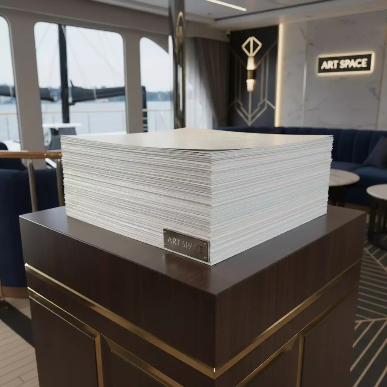 Аренда Бумага Stardream Laser Digital Crystal 285 г м² на VIP-яхте (Имеретинский порт) — ART SPACE