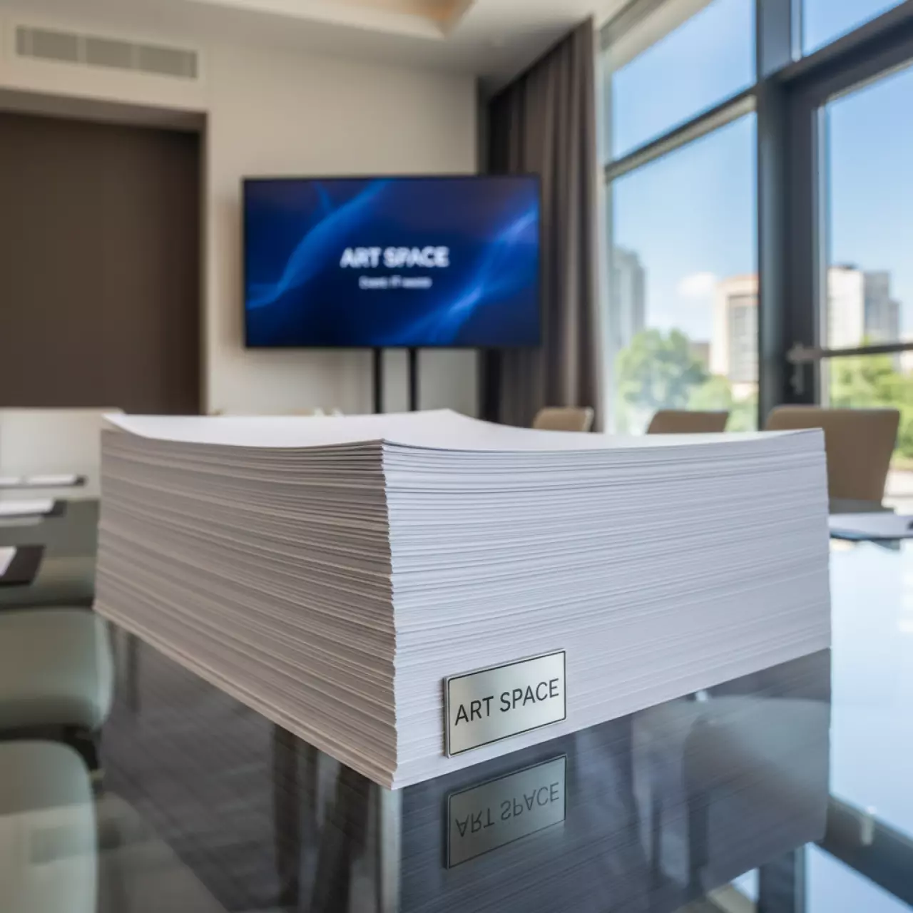 Аренда Бумаги мелованной матовой двухсторонней Digi Premium Silk 350 м2 320x450 мм 125 листов в Rodina Grand Hotel & SPA — ART SPACE