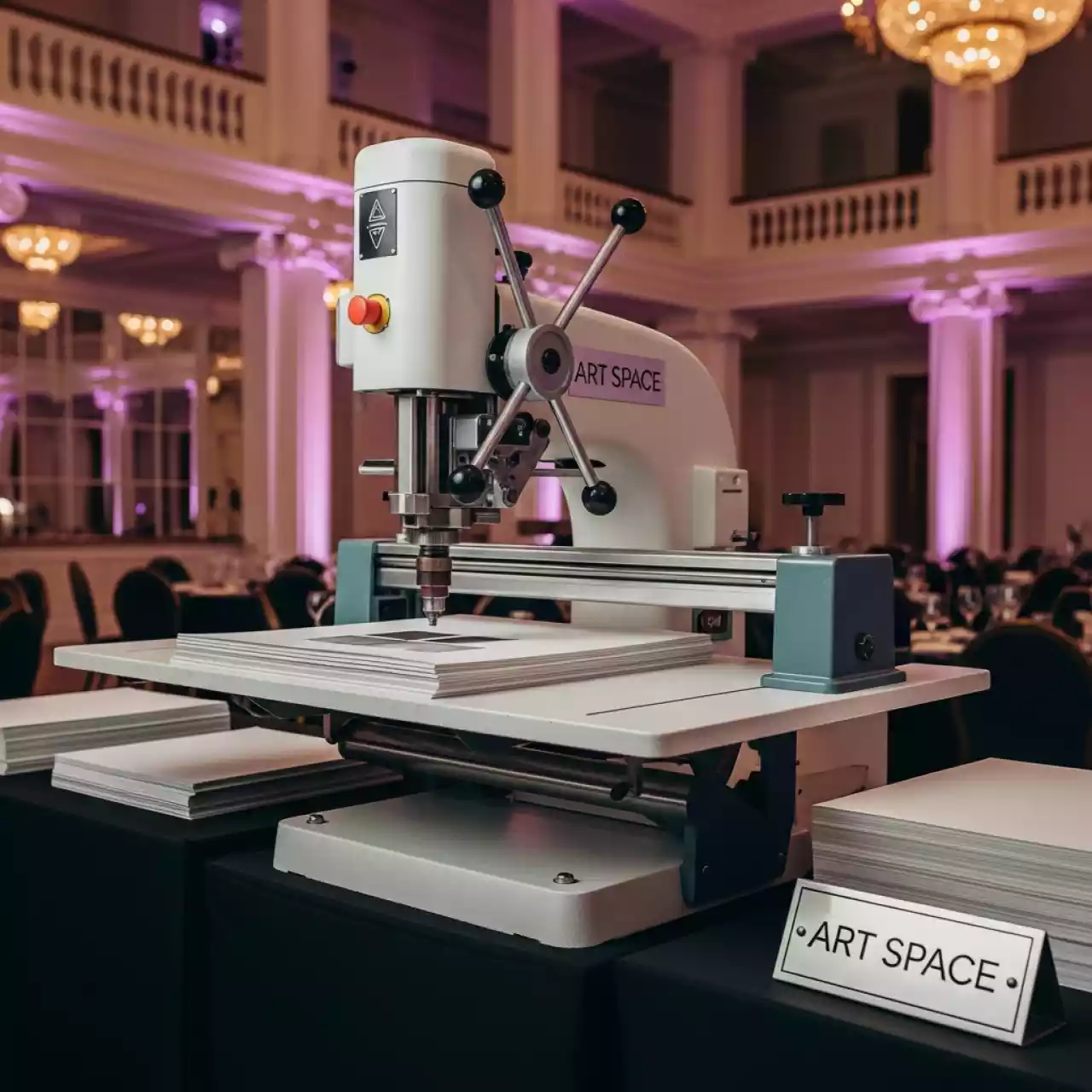 Аренда Бумагосверлильная машина STAGO PB 1010 F в банкетном зале «Дельфин» — ART SPACE