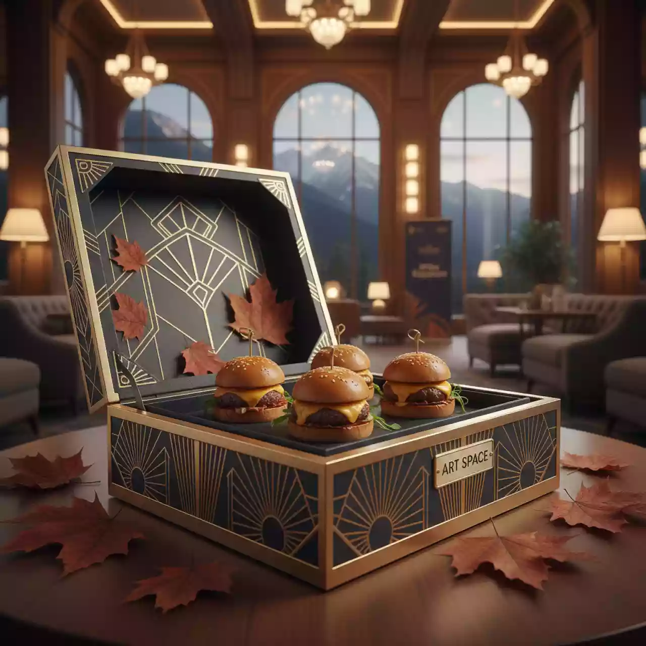 Аренда Бургер бокс Мини комплект № 1 в Green Flow Hotel — ART SPACE