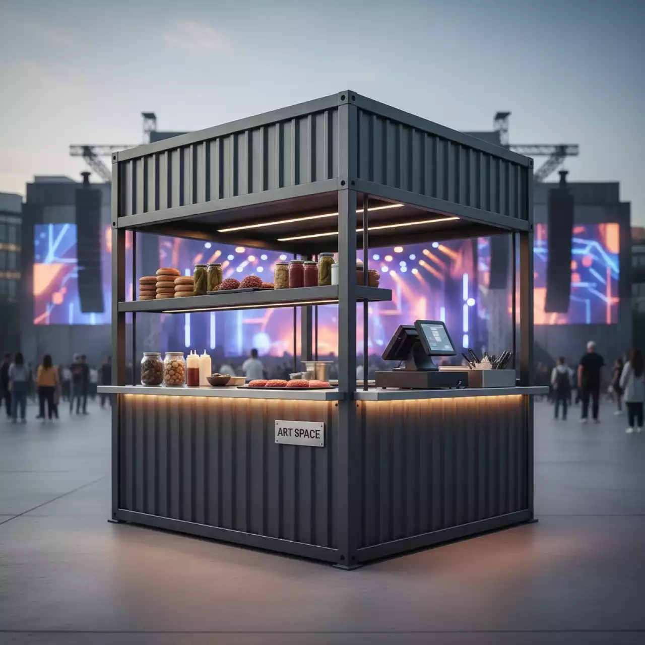 Аренда Бургер бокс Мини комплект № 3 в Imeretinskiy Hotel — ART SPACE