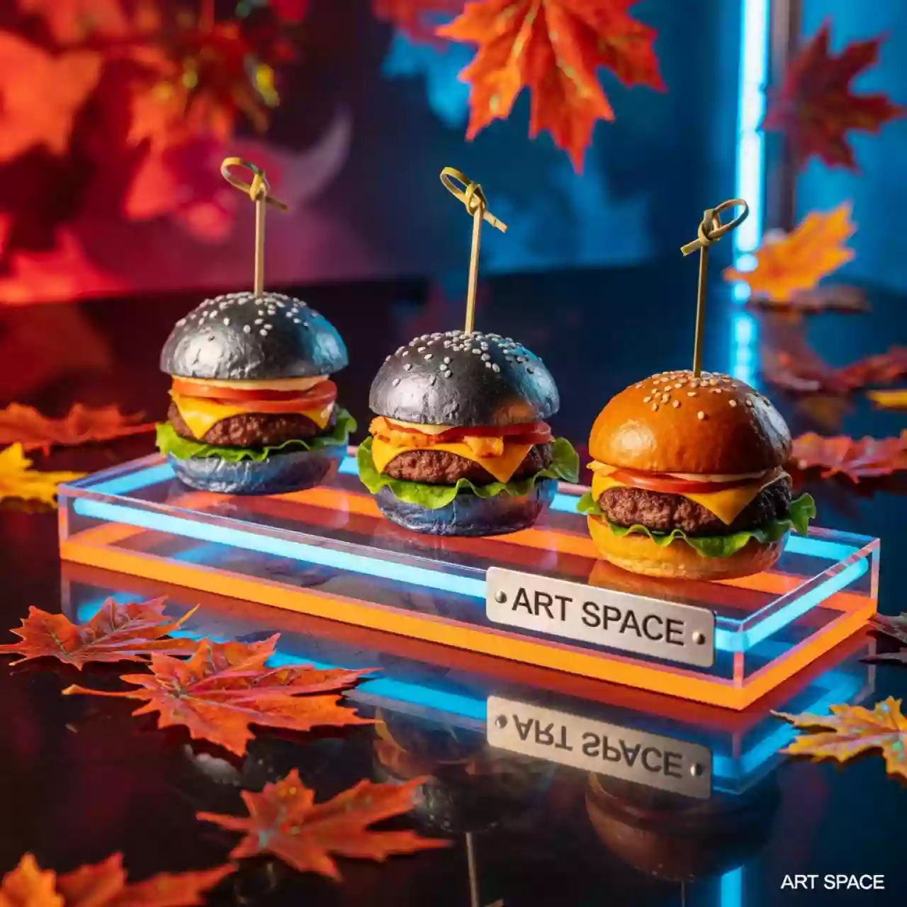 Аренда Бургеры мини бокс сет 3 в ресторане «Плакучая Ива» — ART SPACE