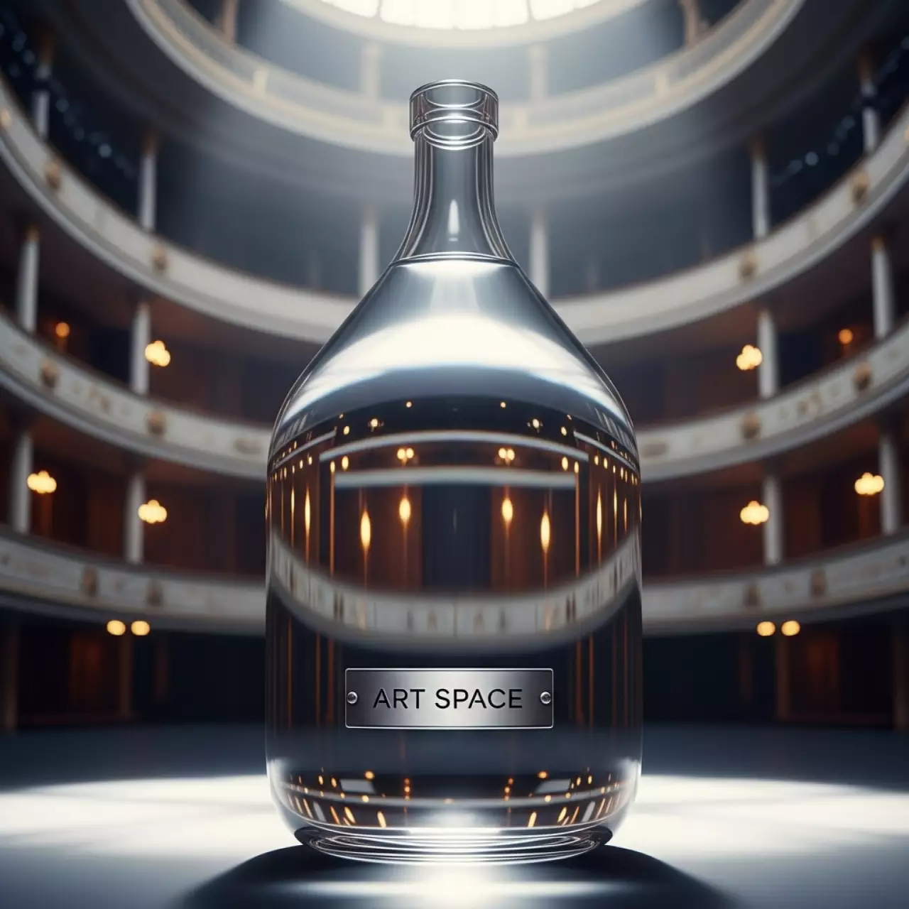 Аренда Бутыль стеклянная 10 литров в Зимнем театре — ART SPACE