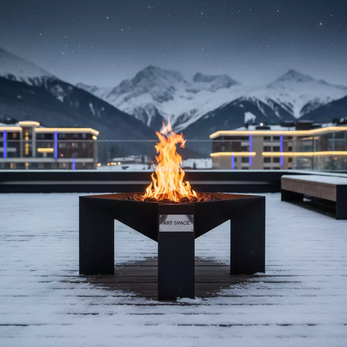 Аренда Чаша декоративная с огнем в Golden Tulip Rosa Khutor — ART SPACE