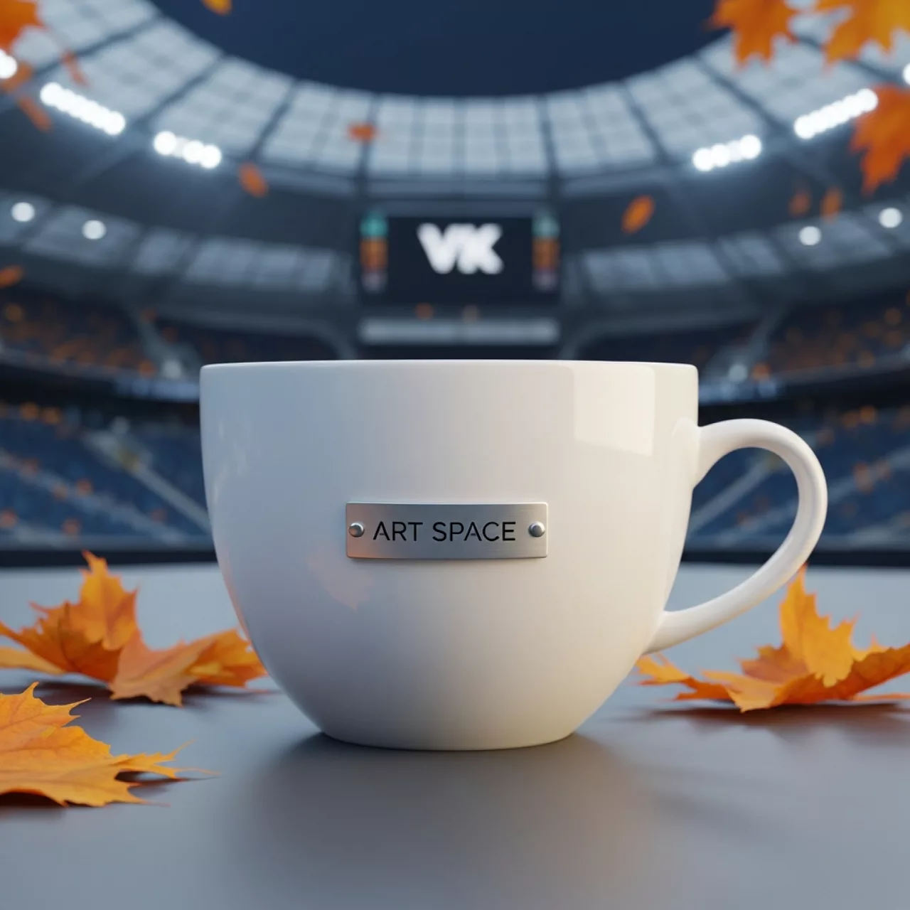 Аренда Чашка чайная Симплисити Вайт в VK Stadium Sirius — ART SPACE