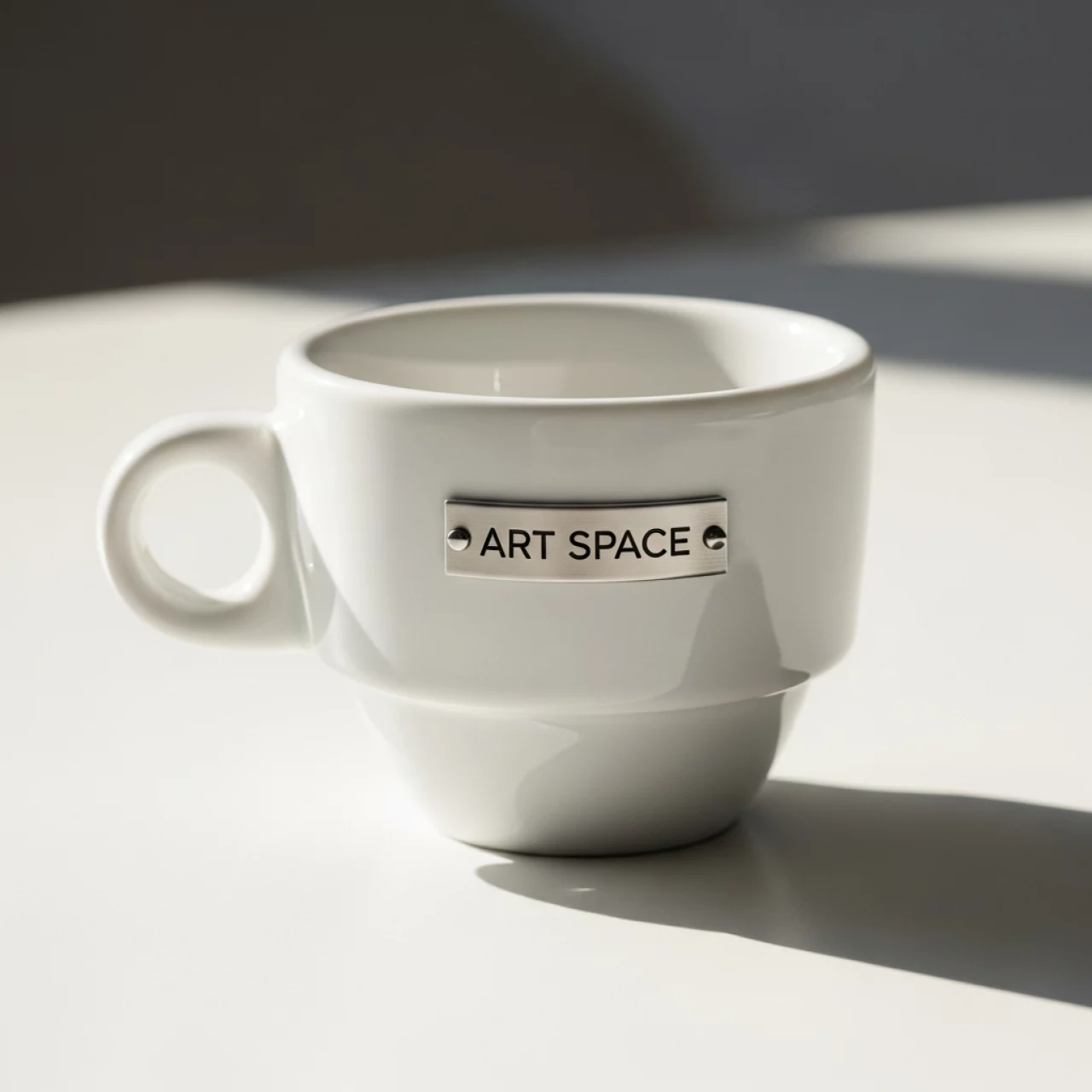 Аренда Чашка эспрессо Fat белая 60 мл в санатории «Октябрьский» — ART SPACE