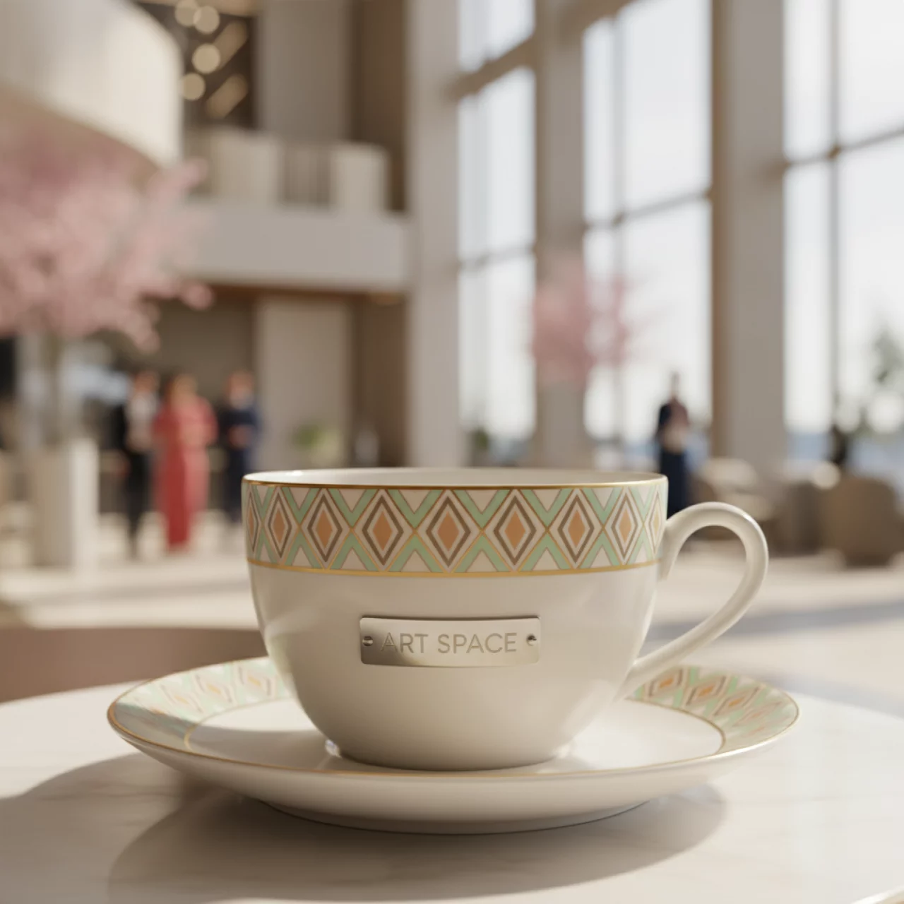 Аренда Чашка фарфоровая для двойного капучино в City Park Hotel Sochi — ART SPACE