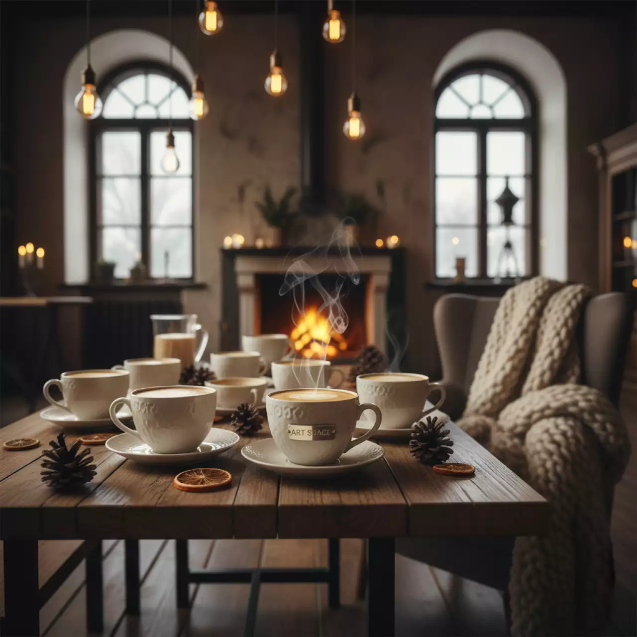 Аренда Чашка Verona фарфоровая для латте 0,35 л в усадьбе Голицына — ART SPACE