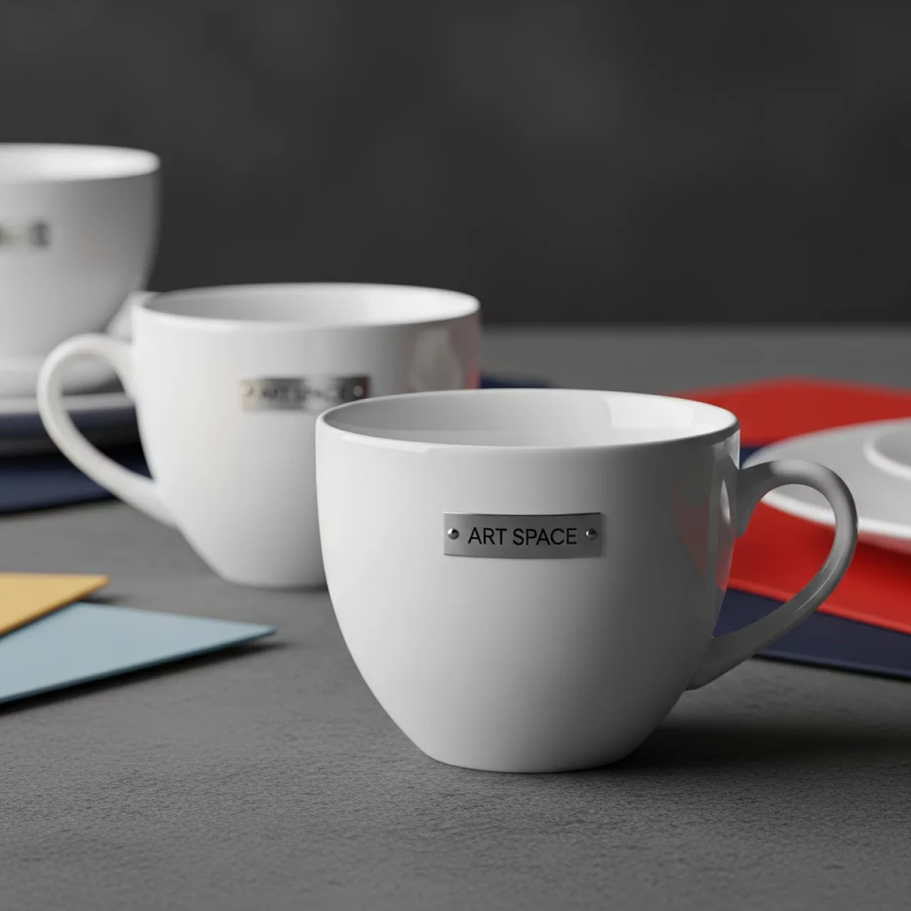 Аренда Чайная пара Fonda фарфор 220 мл в VK Stadium Sirius — ART SPACE