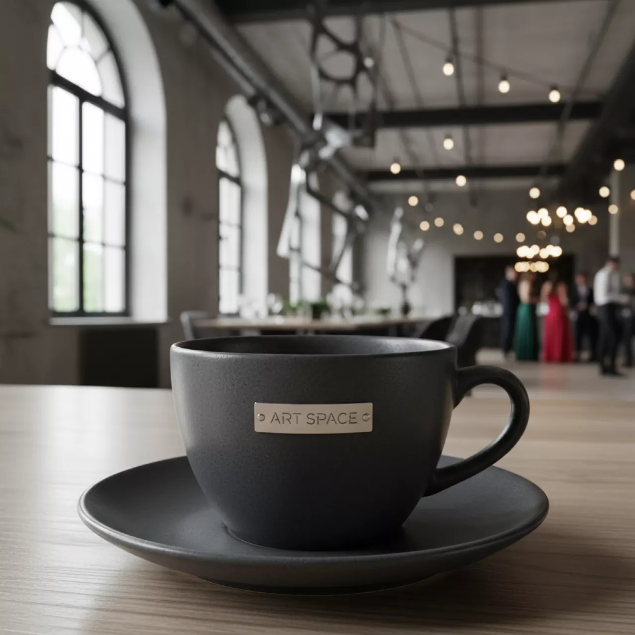 Аренда Чайная пара Porland тёмно серая 250 мл в Boutique Hotel PORTUM 1905 — ART SPACE