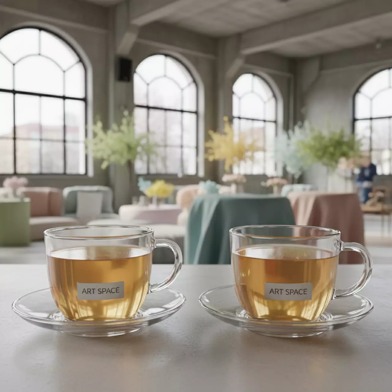 Аренда Чайная пара стеклянная 180 мл в City Park Hotel Sochi — ART SPACE