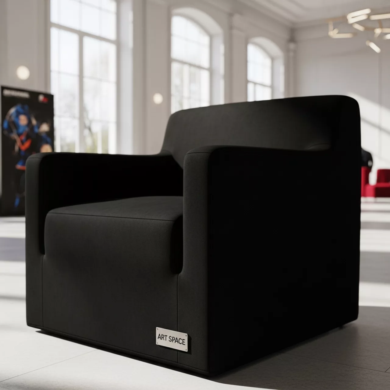 Аренда Чехлы для кресла лофт черные в санатории «Черноморье» — ART SPACE