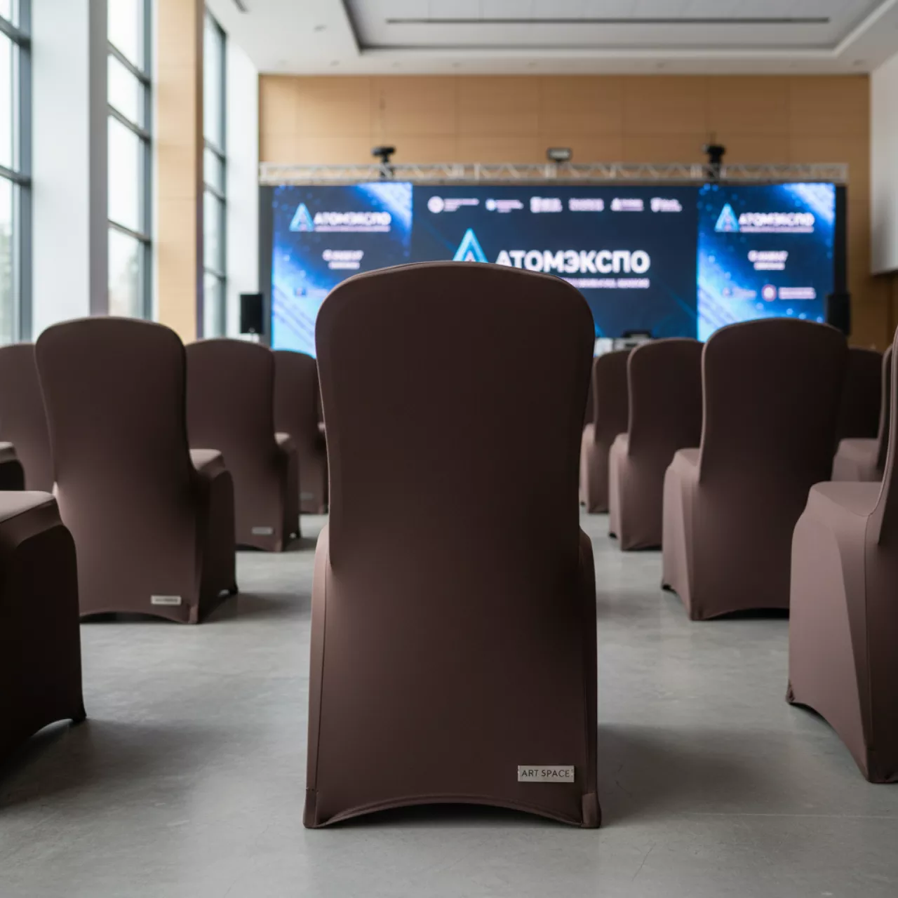 Аренда Чехол 08 спандекс коричневый в Karat Resort — ART SPACE