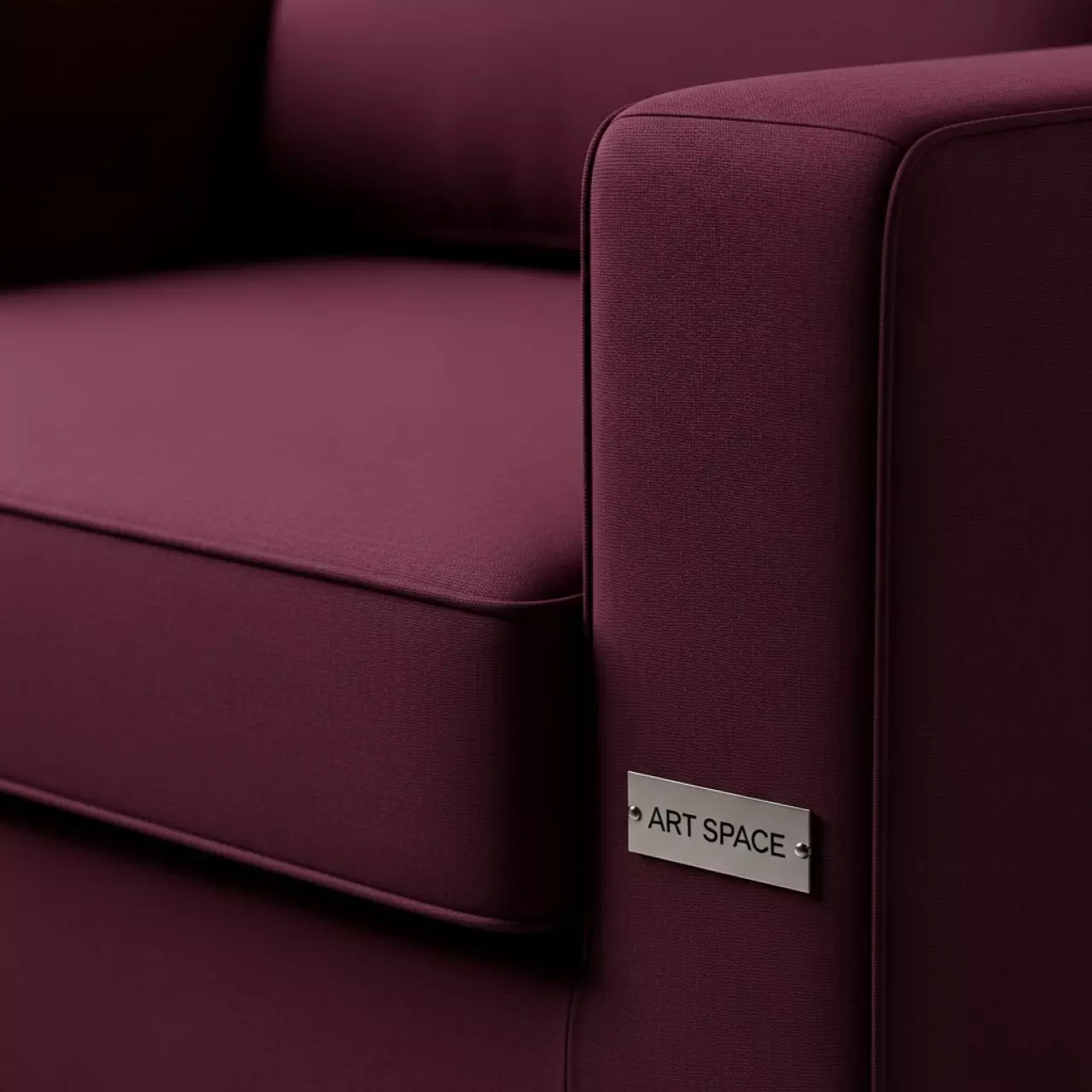Аренда Чехол 27 бордовый в Mövenpick Hotel — ART SPACE