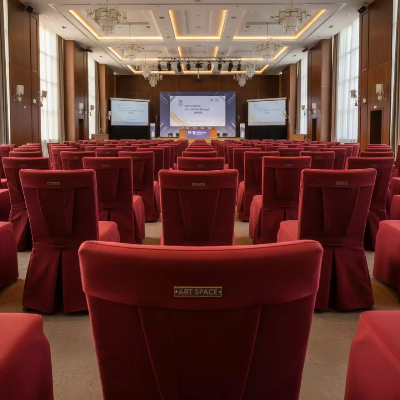 Аренда Чехол 46 красный в санатории «Октябрьский» — ART SPACE