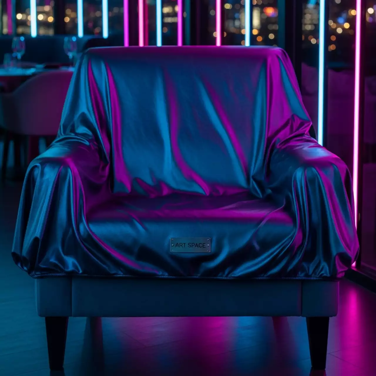 Аренда Чехол для мебели 140х130 см в ресторане «D.O.M» — ART SPACE