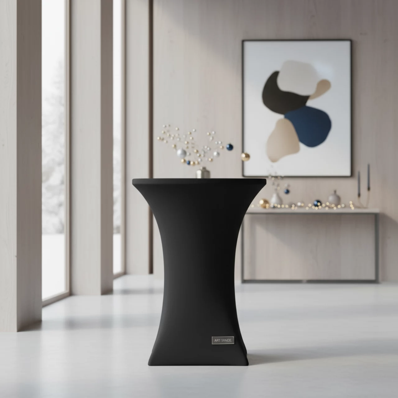 Аренда Чехол для стола 05 черный D80хH110 см в отеле «Звездный» — ART SPACE