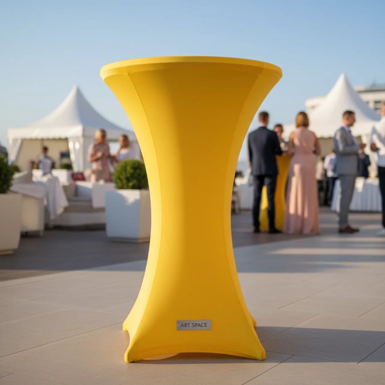 Аренда Чехол для стола 05 желтый в казино «Сочи» — ART SPACE