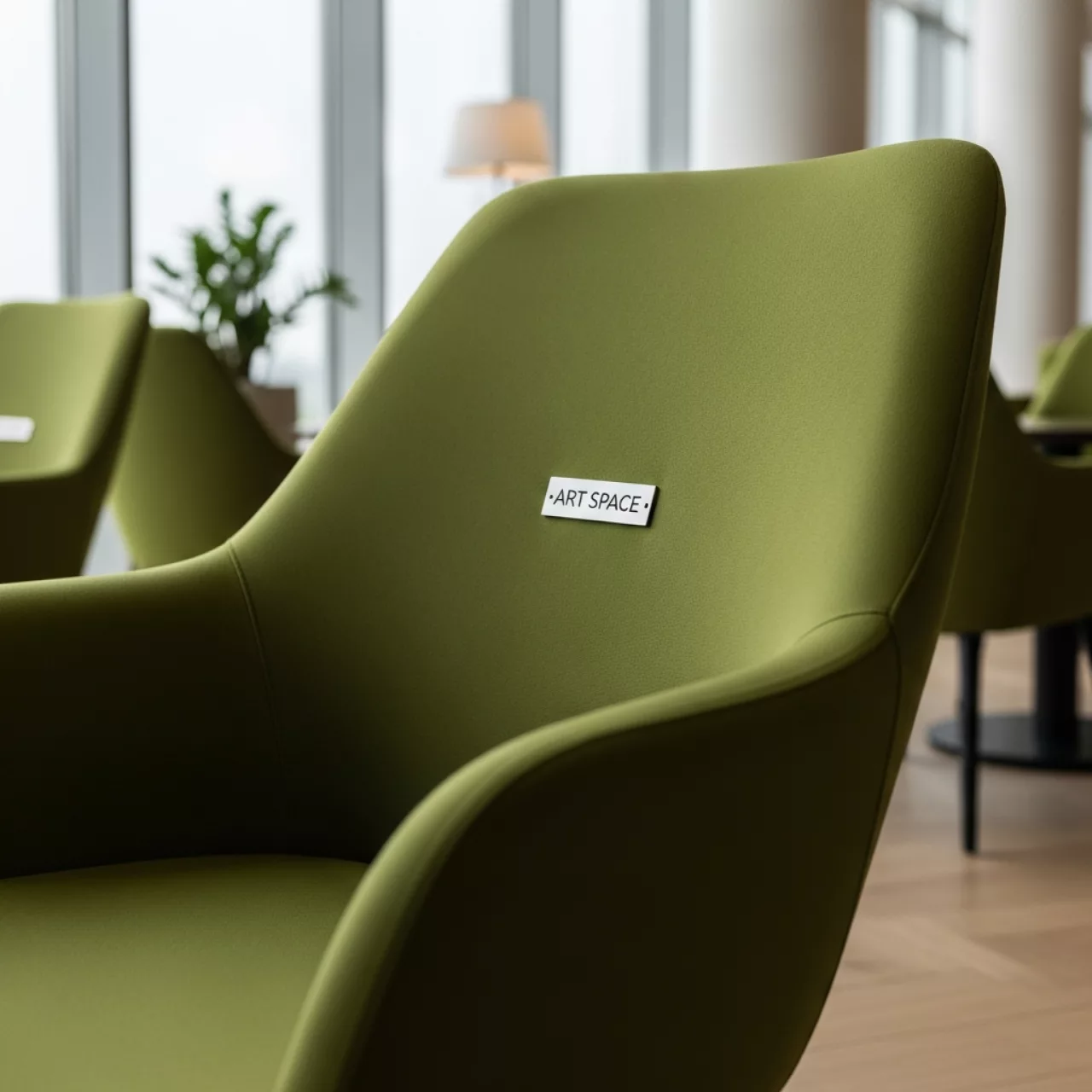 Аренда Чехол для стула оливковый стрейч в Courtyard by Marriott Sochi — ART SPACE