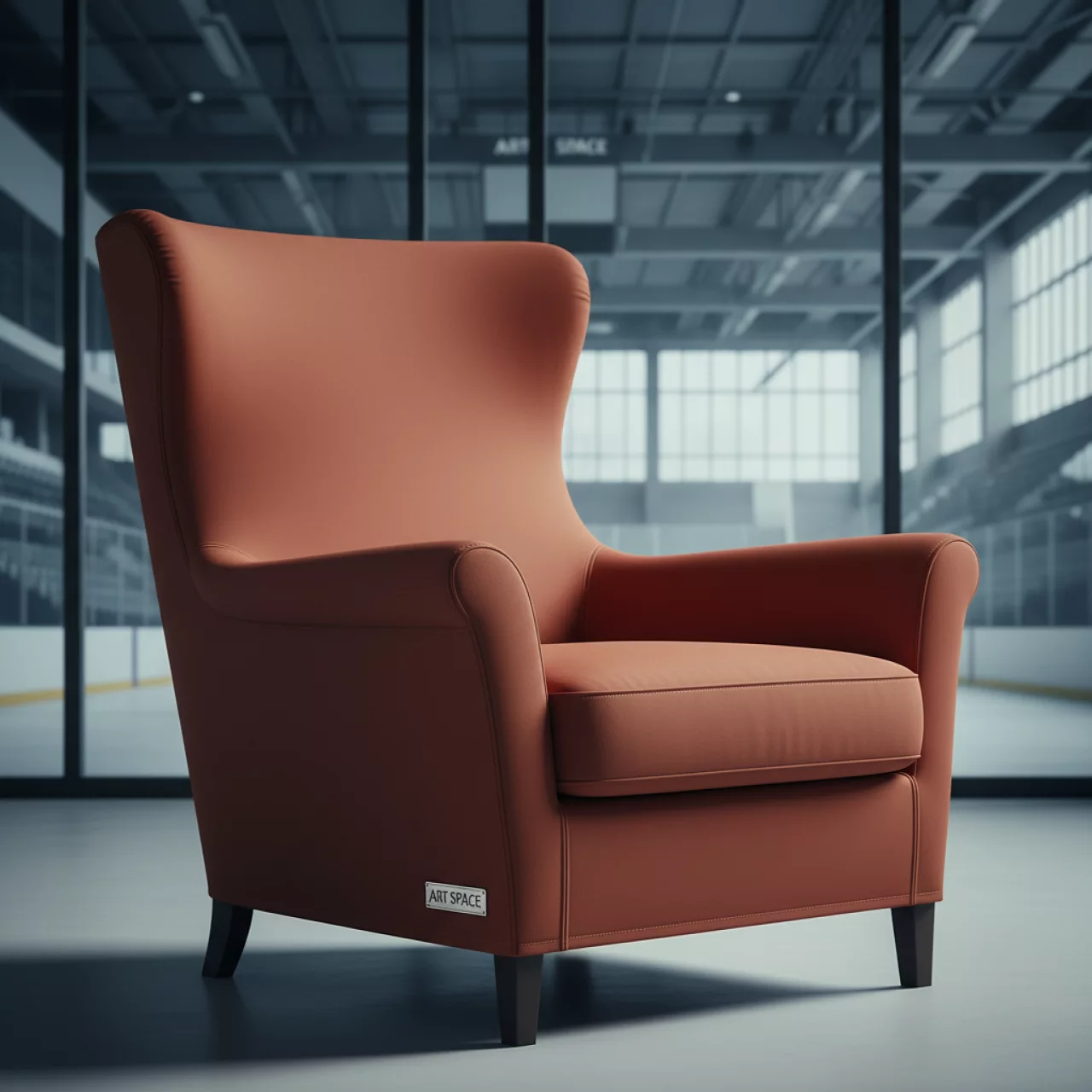 Аренда Чехол Е 07 на стул Eames кирпичный в Ледовом дворце «Айсберг» — ART SPACE