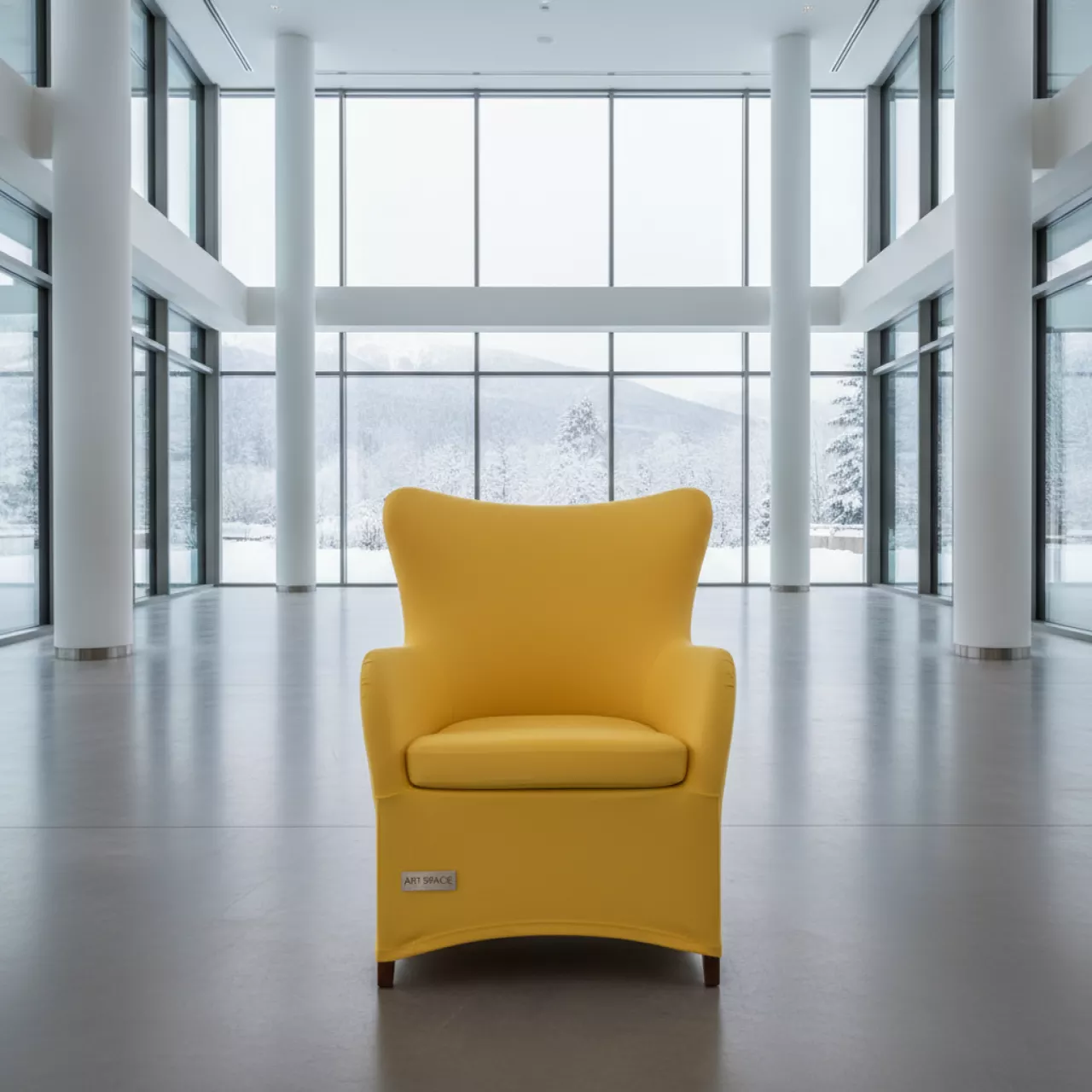 Аренда Чехол на стул Eames E07 желтый в Bridge Resort — ART SPACE