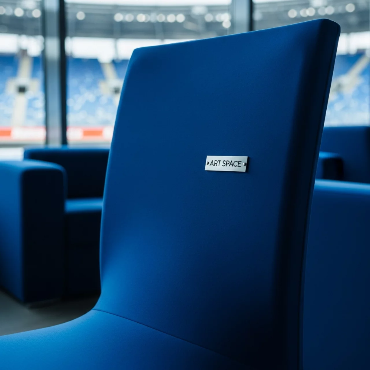 Аренда Чехол на стул Кьявари синий в Ледовом дворце «Айсберг» — ART SPACE