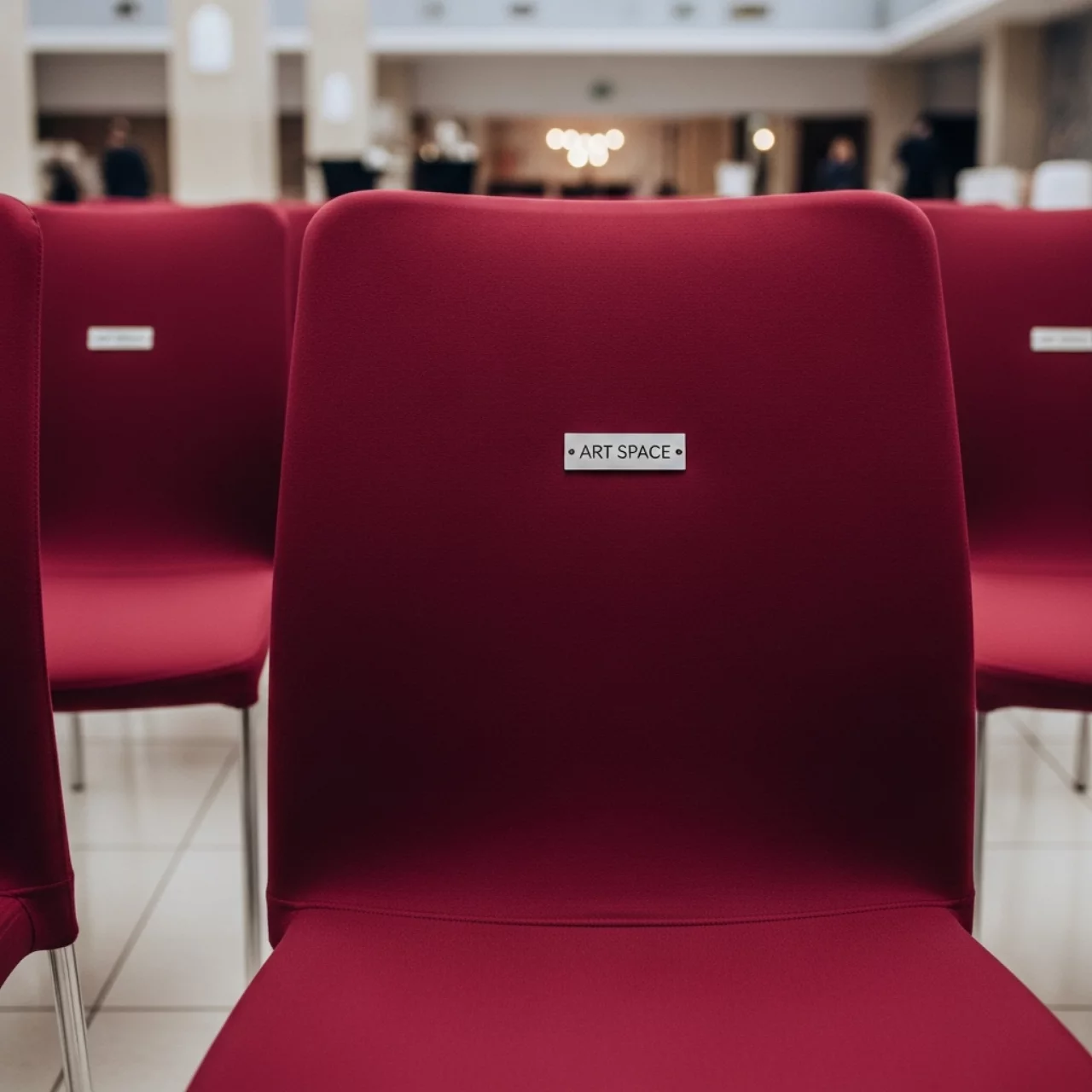 Аренда Чехол стрейч для стула бордовый на арене «Фишт» — ART SPACE