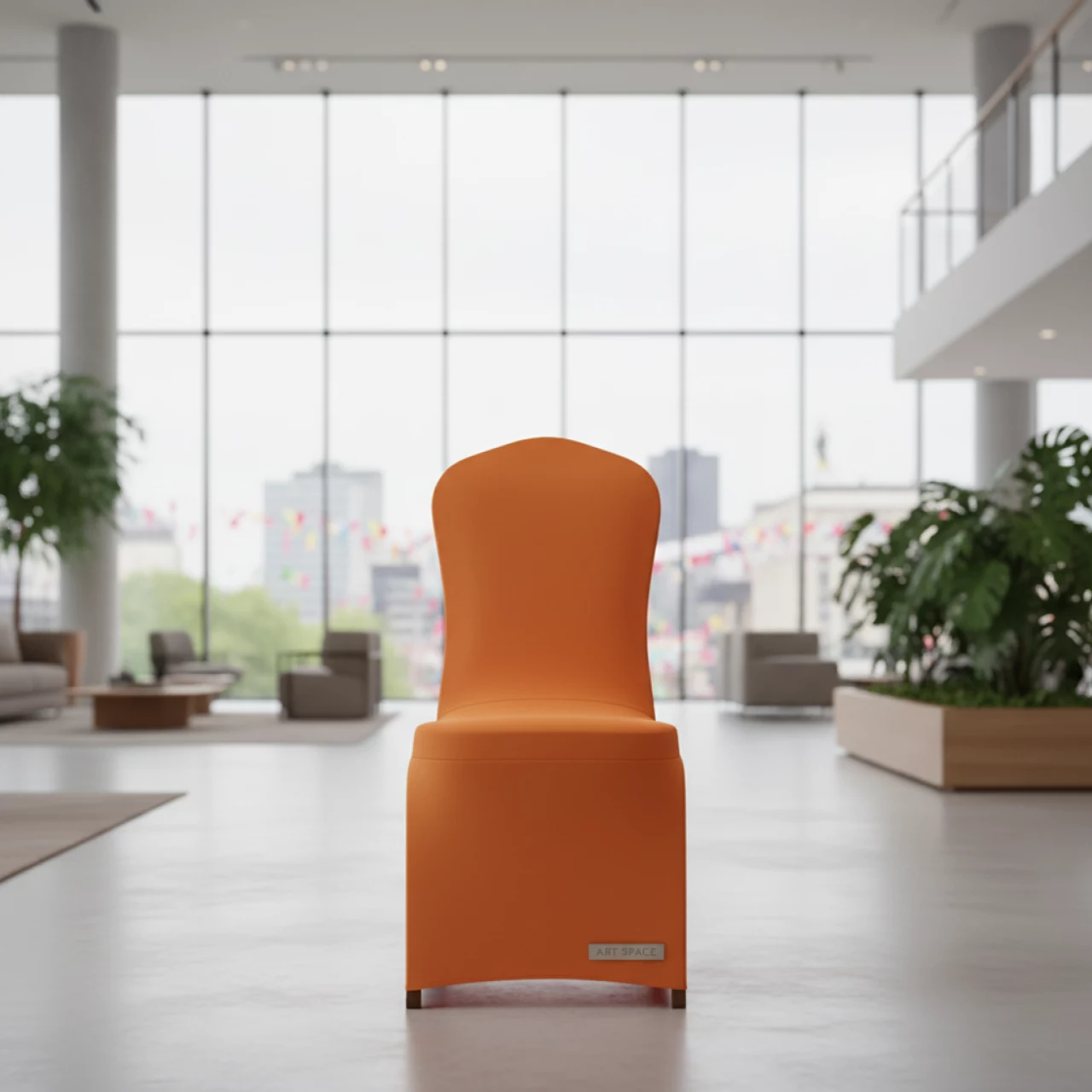 Аренда Чехол стрейч для стула оранжевый в Radisson Collection Paradise — ART SPACE