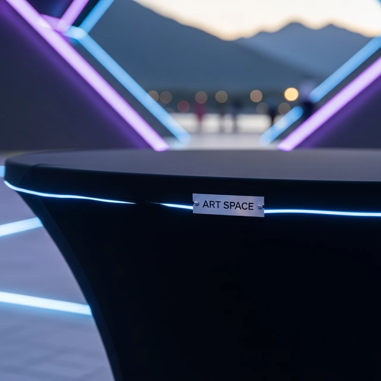 Аренда Чехол стрейч на фуршетный стол 180х75 см черный на Медальной площади — ART SPACE