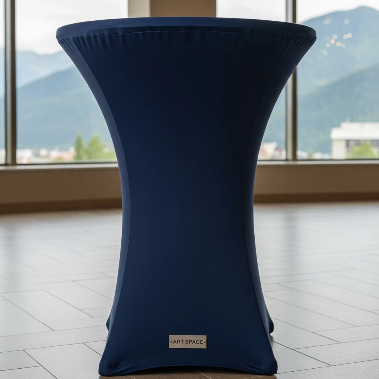 Аренда Чехол стрейч текстиль на коктейльный стол в Golden Tulip Rosa Khutor — ART SPACE