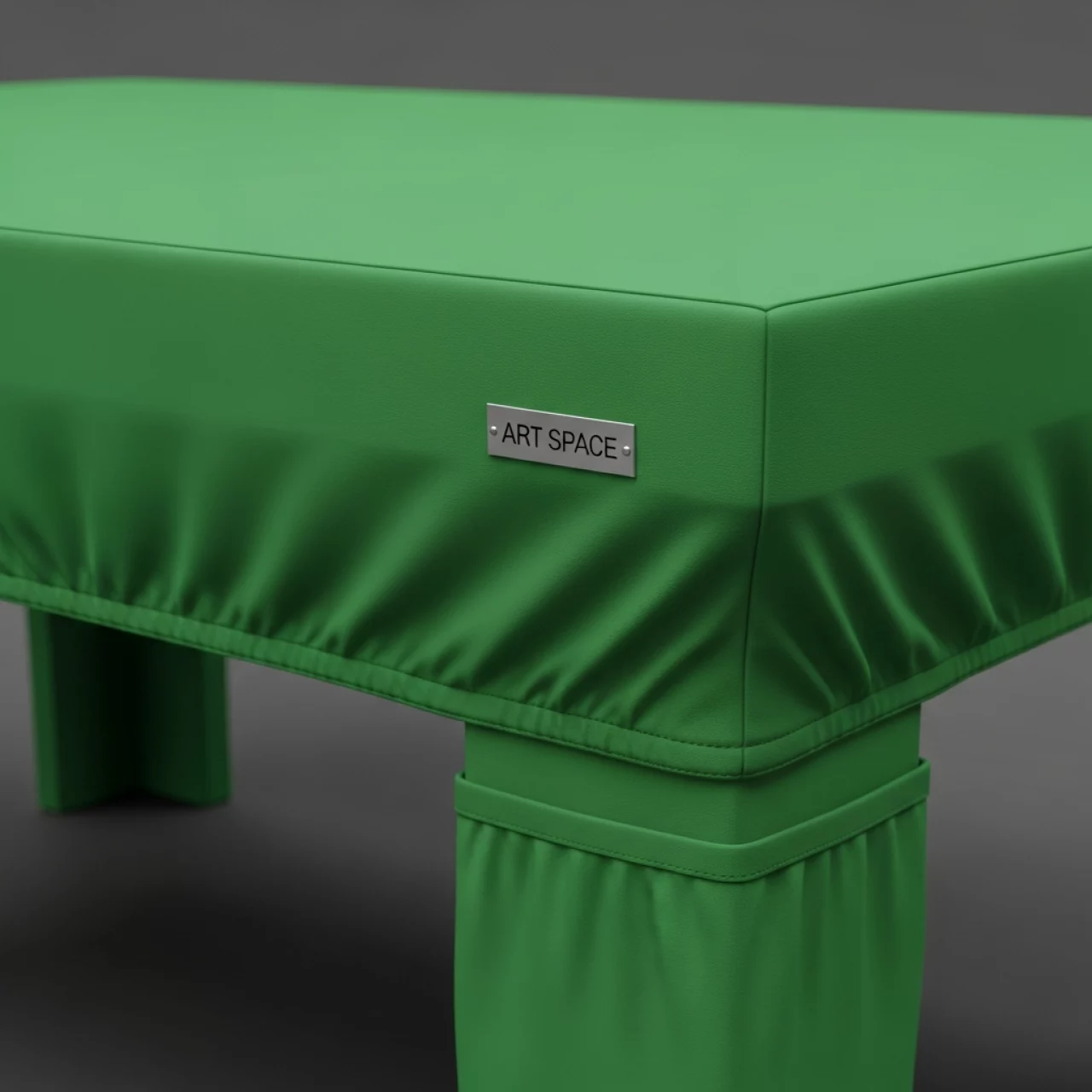 Аренда Чехол стрейч текстиль на стол 180х80 зеленый в Зимнем театре — ART SPACE