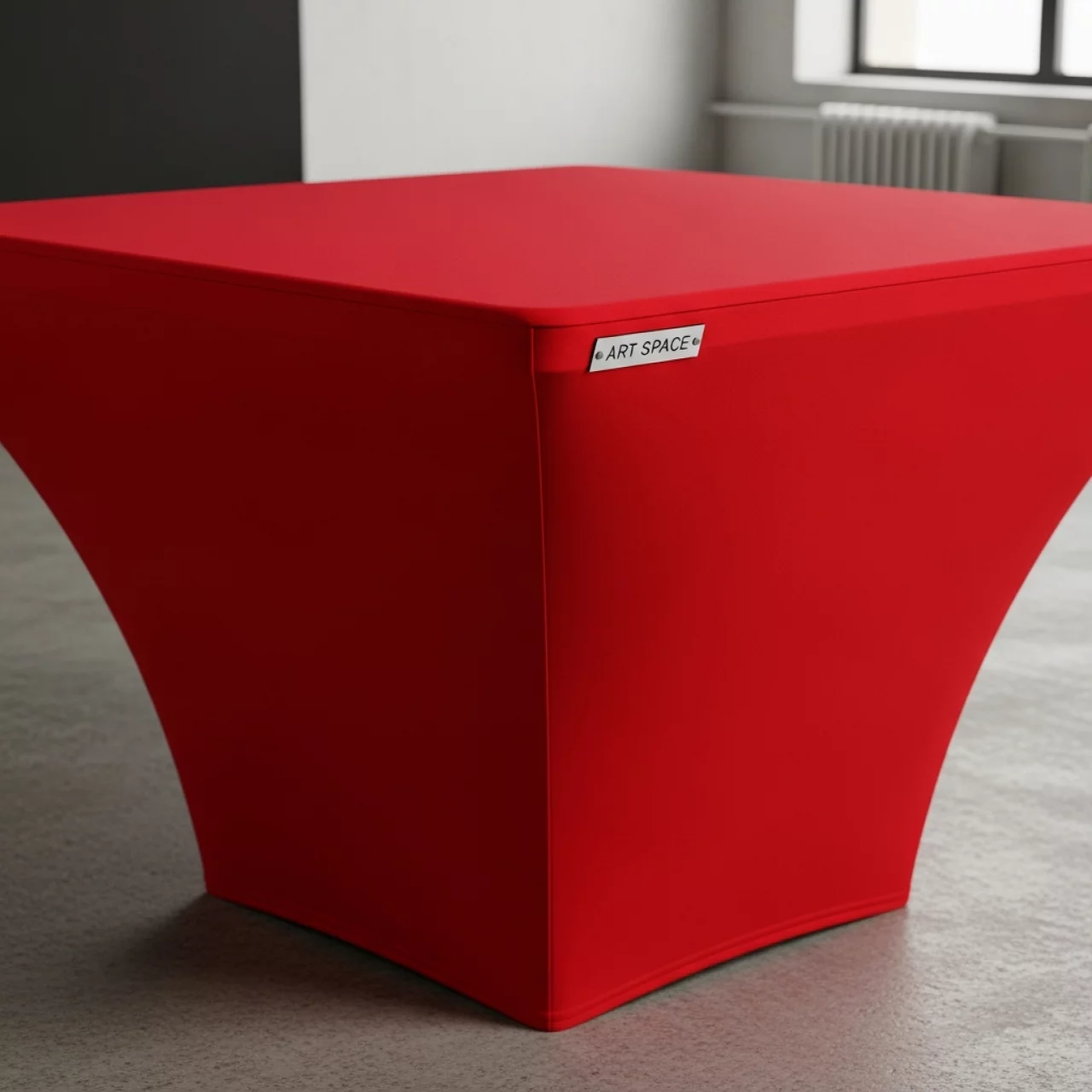 Аренда Чехол стрейчевый красный для прямоугольного стола 180х75 см R4E 00247 в Grand Karat Sochi — ART SPACE