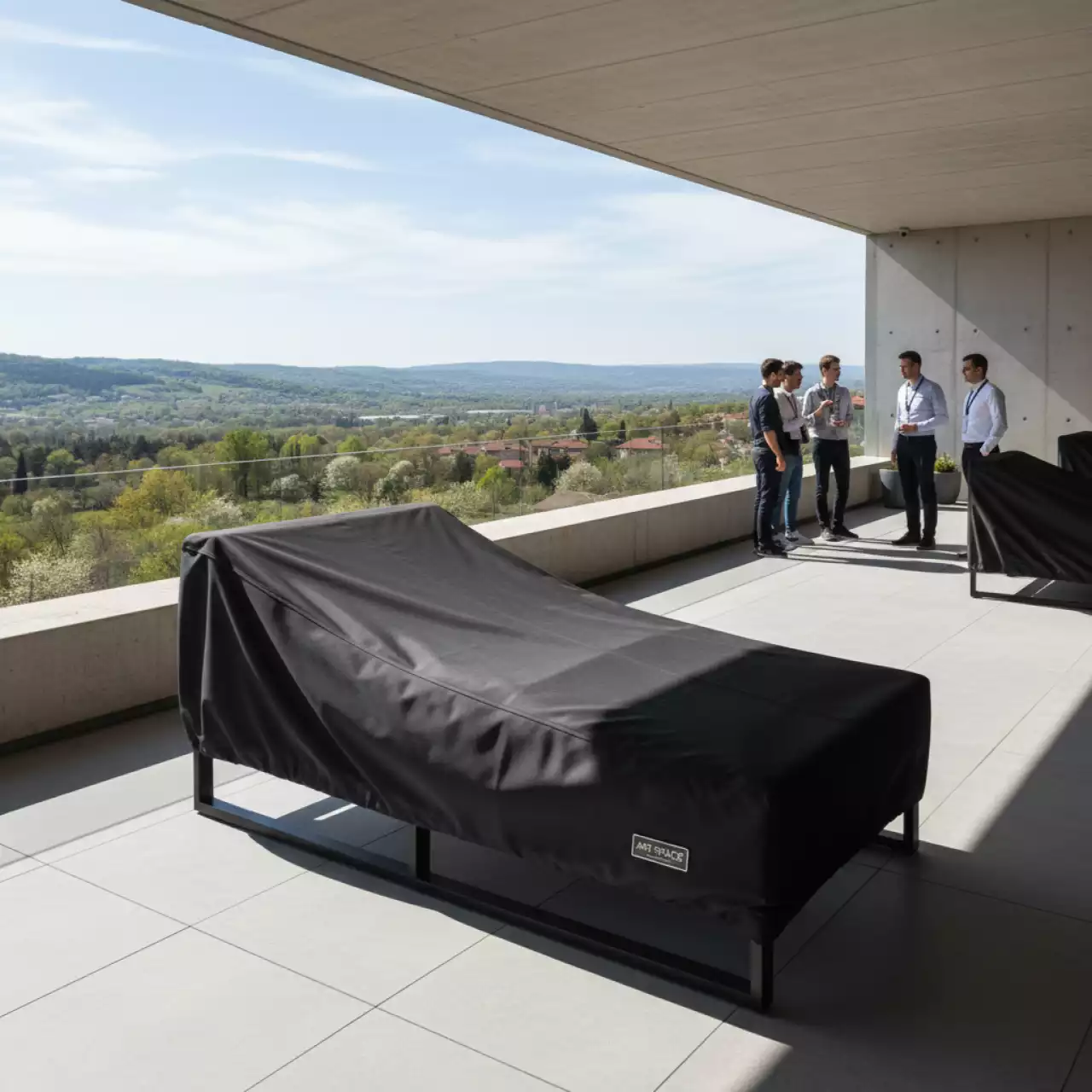 Аренда Чехол защитный для шезлонга Villino черный в ресторане «Баран-Рапан» — ART SPACE