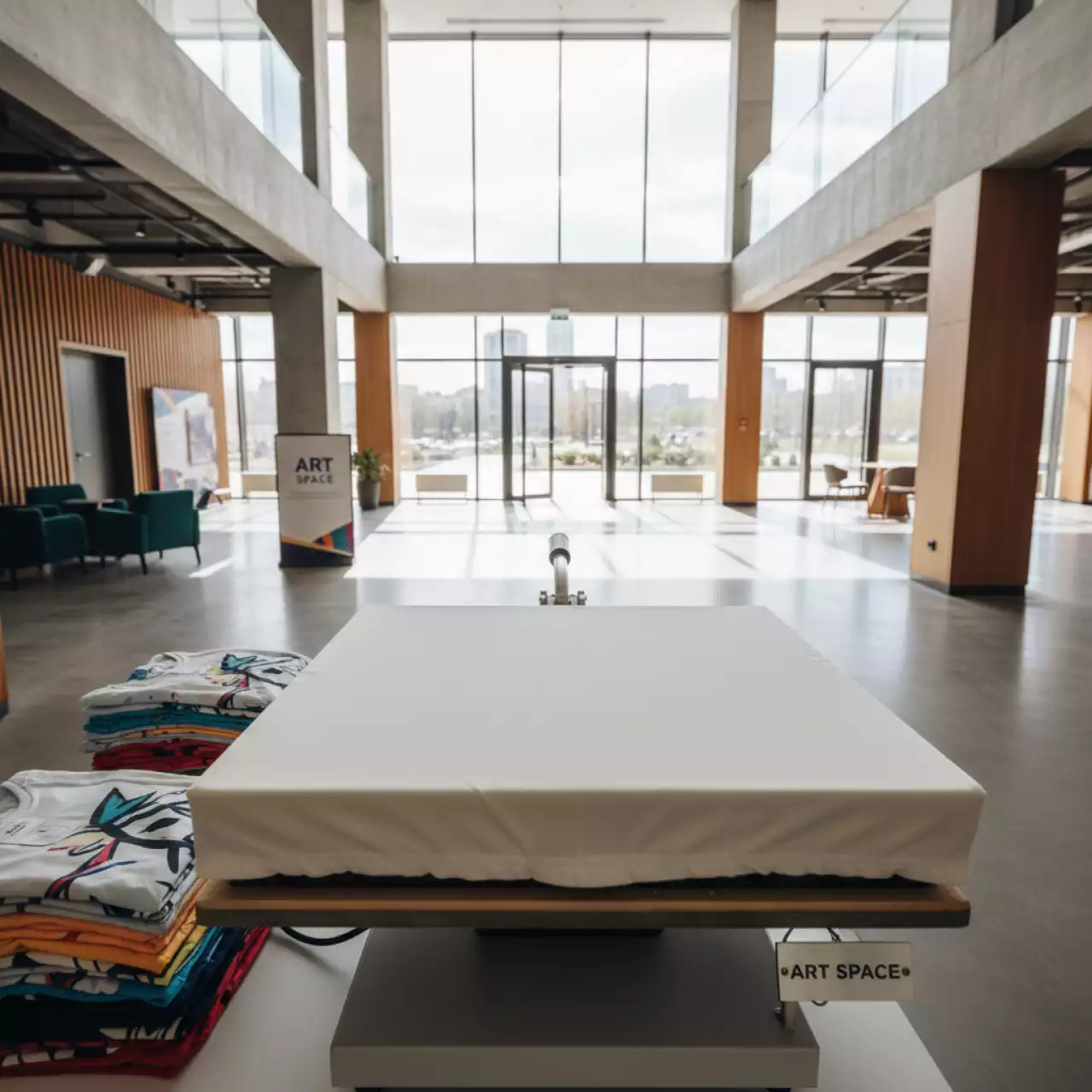 Аренда Чехол защитный тканевый Schulze для рабочего стола 38х38 см в Courtyard by Marriott Sochi — ART SPACE