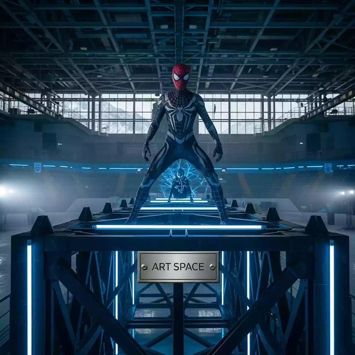 Аренда Человек паук в ледовом дворце «Роза Хутор» — ART SPACE